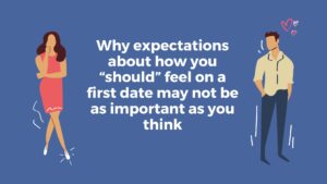 Why expectations about how you “should” feel on a first date may not be as important as you think