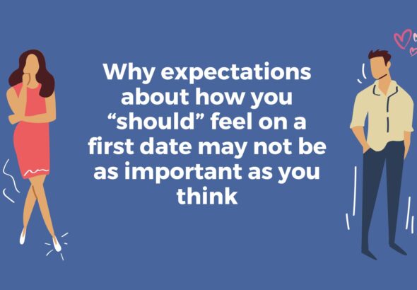 Why expectations about how you “should” feel on a first date may not be as important as you think